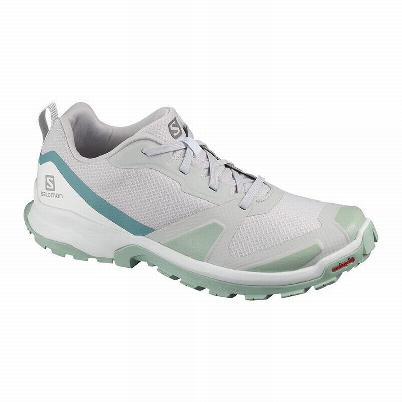 Salomon Singapore Womens Trail Running Shoes - XA COLLIDER W Grey/Light Turquoise Grey | 12074-UTCP